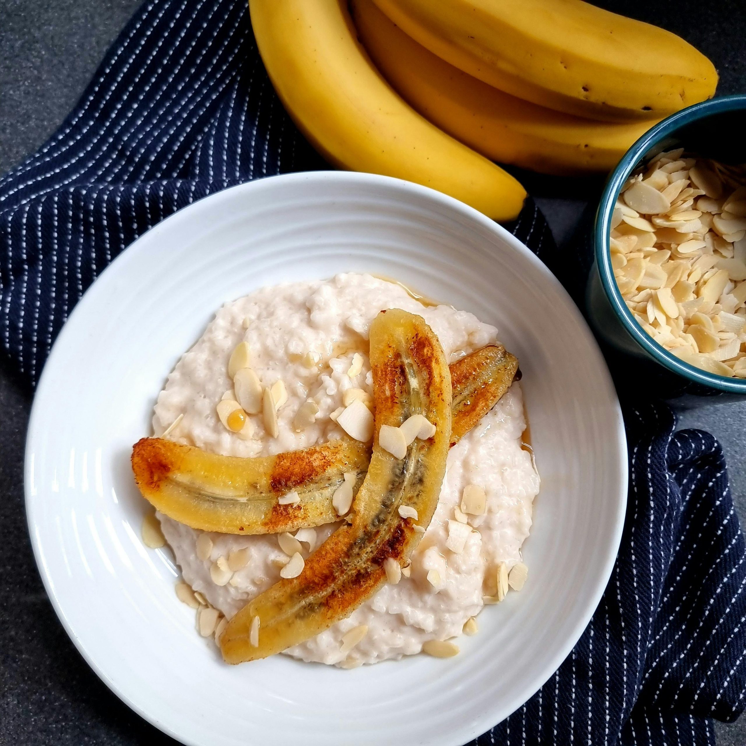 oat porridge in a bowl