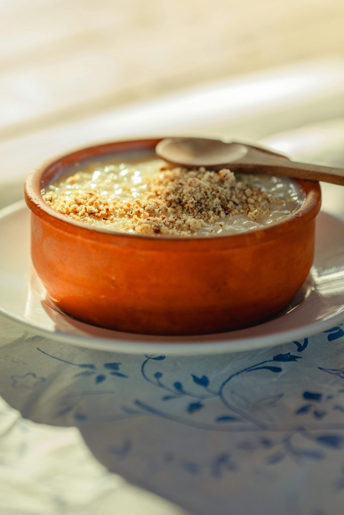 oats porridge in a bowl

