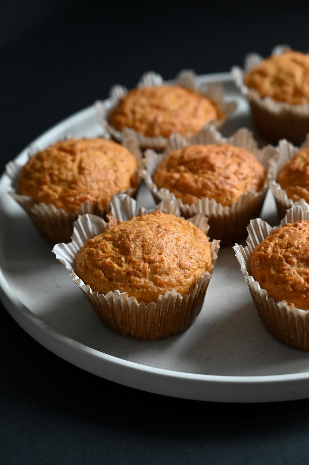 Homemade banana muffins