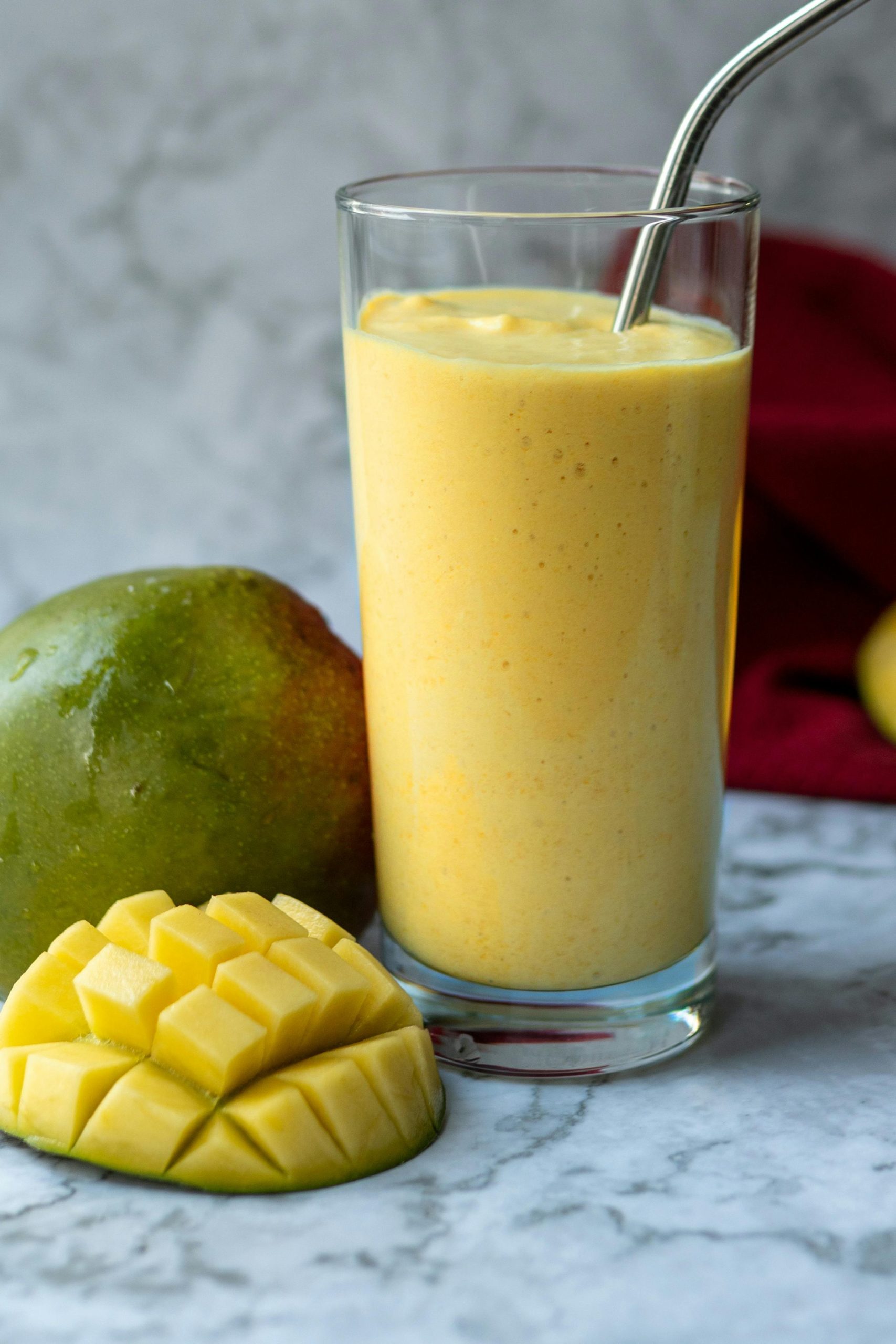 mango and mango smoothie